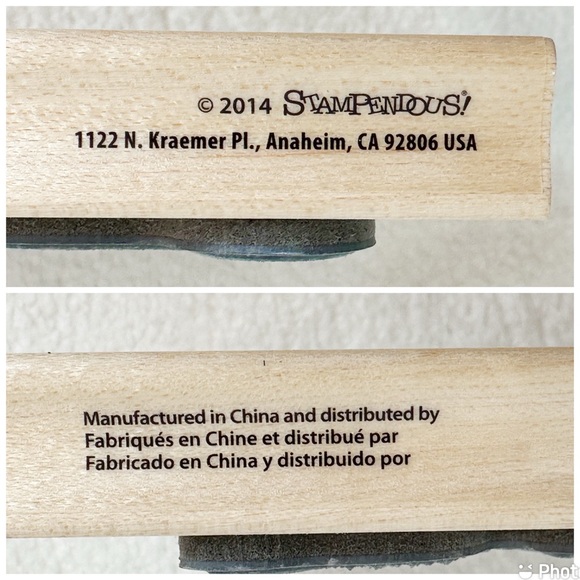 Stampendous NWT Gingerbread House HMR16 Wood Mounted Rubber Stamp - Picture 9 of 16